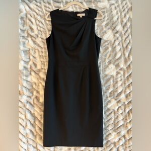 Banana Republic Black Sleeveless Midi Sheath Dress NWOT
